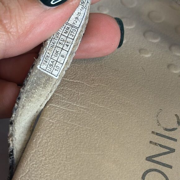 Vionic Karina Slip On Leather Slide Sandals Womens Size 10 - Picture 9 of 9